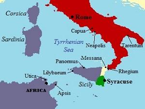 Map Of Sicily And Africa - United States Map